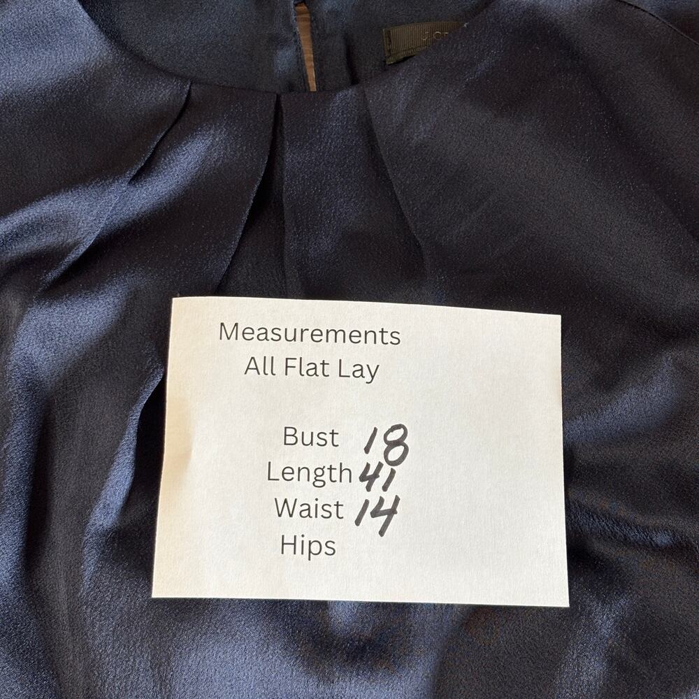 J.Crew Navy Silky Formal Dress – Size 6, Elegant Event Wear - Picture 11 of 11